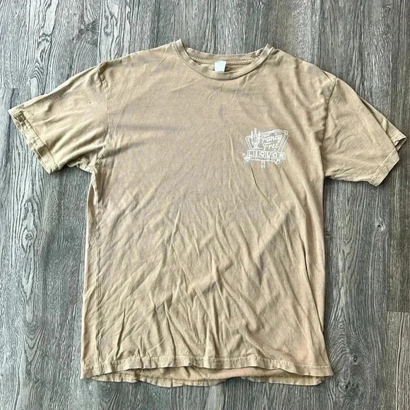 Lane Seven Shirt Brown Fancy Free Marquee Graphic Tee Size Large - Picture 3 of 9